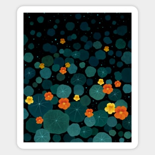 Nasturtium Garden Sticker